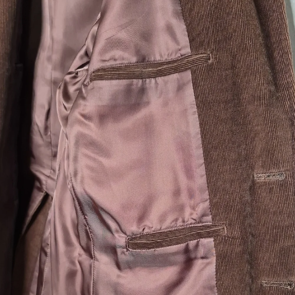 Brown Corduroy Sportcoat Blazer - Classic Men's Tailored Jacket